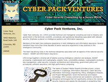 Tablet Screenshot of cyberpackventures.com